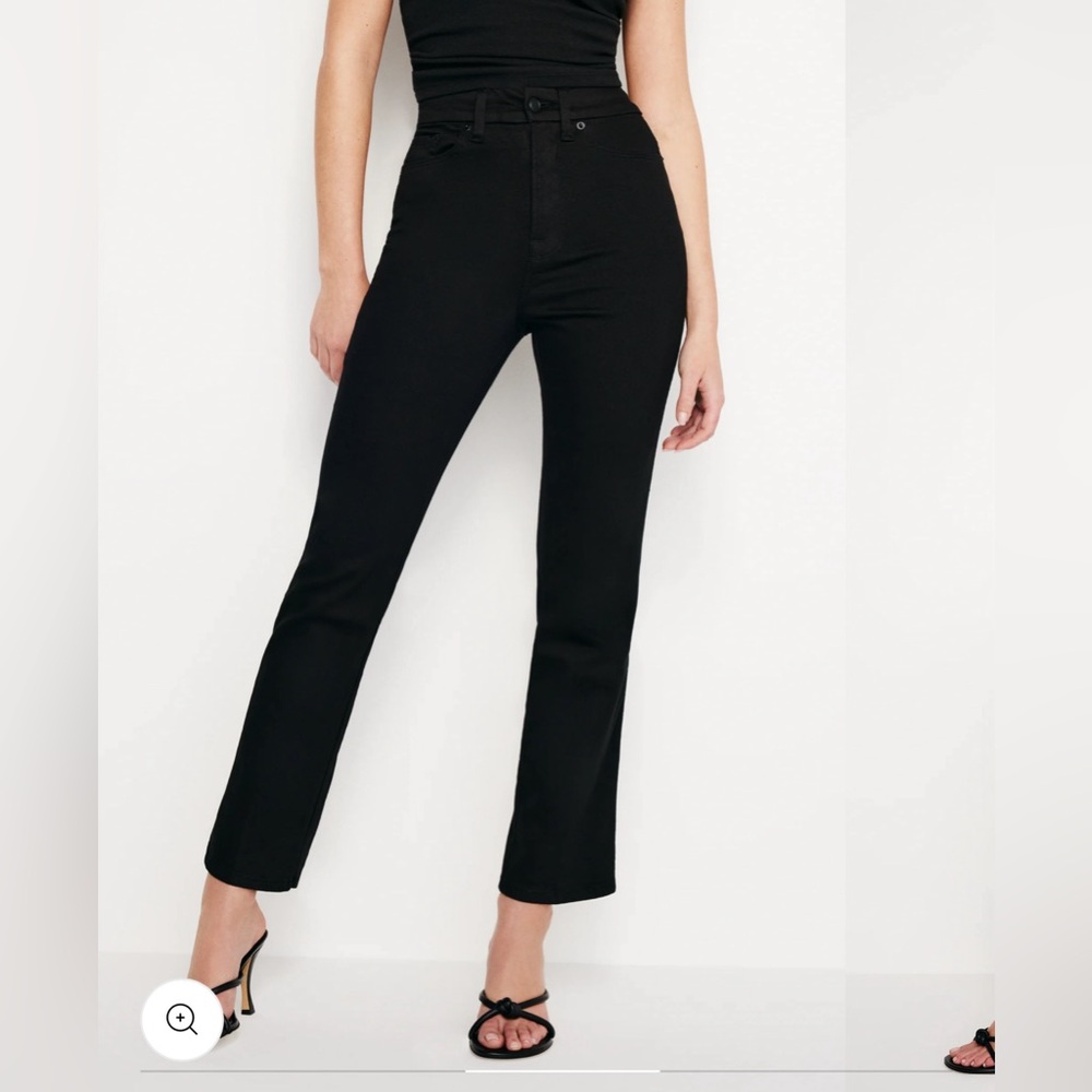 GOOD AMERICAN - GOOD CURVE STRAIGHT NEVER FADE JEANS